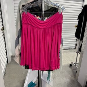 Lane Bryant | Summer Swim Cover-up Skirt in Hot Pink | size 18/20